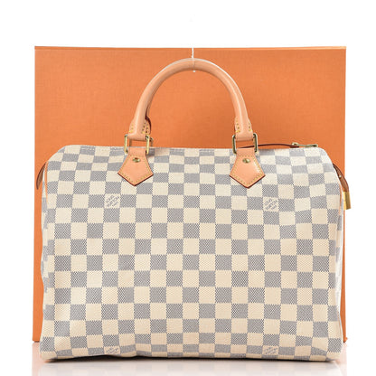 Louis Vuitton Damier Azur Speedy 30 12 of 12