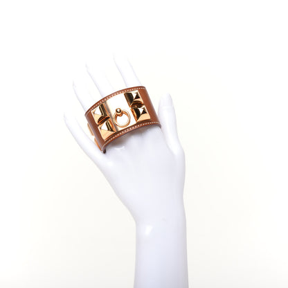 Hermes Barenia Collier de Chien CDC Bracelet XS Fauve 2 of 6
