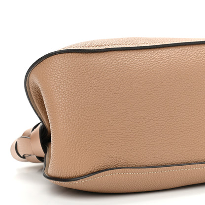 Chloe Grained Calfskin Darryl Clutch Cement Brown 9 of 10