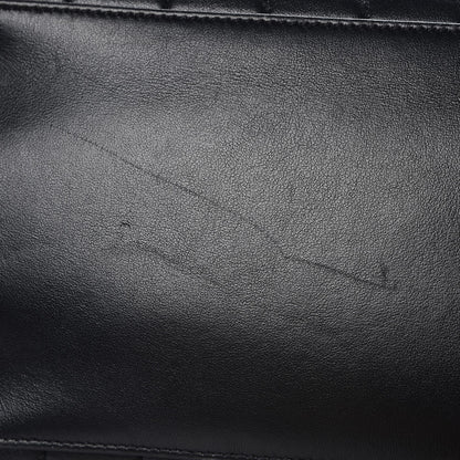 Saint Laurent Calfskin Y Quilted Monogram Large Loulou Chain Satchel Black 13 of 13