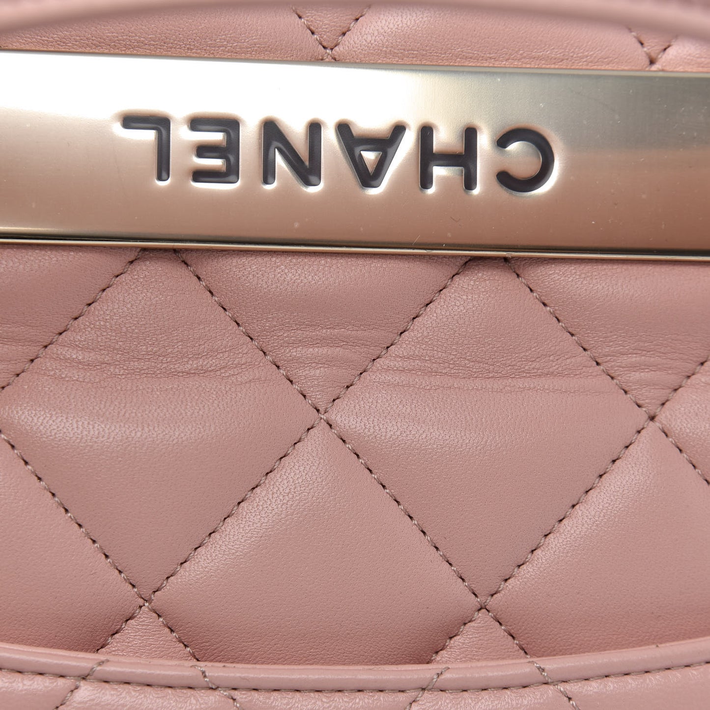 Lambskin Quilted Small Trendy CC Flap Dual Handle Bag Pink