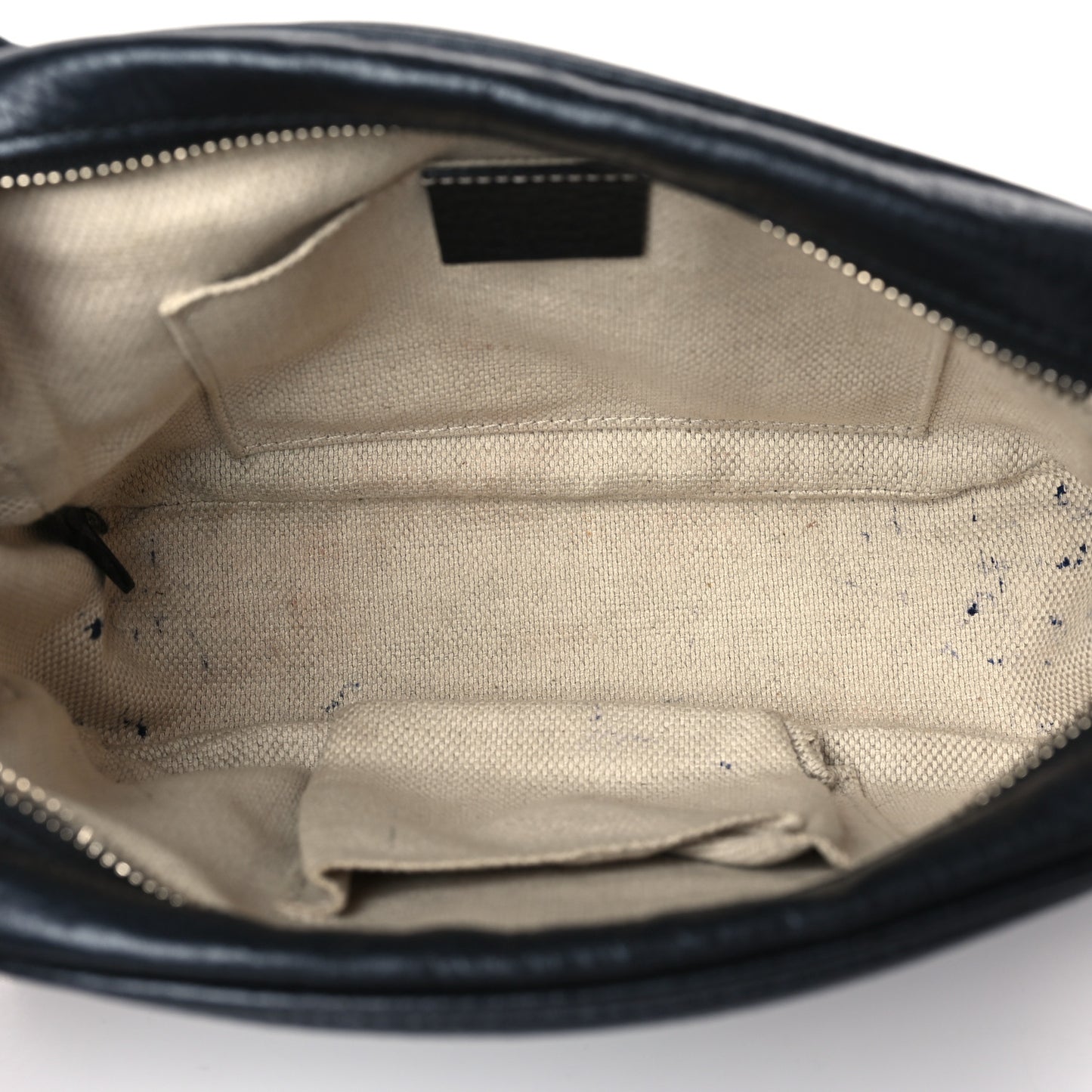 Pebbled Calfskin Small Soho Disco Bag Black