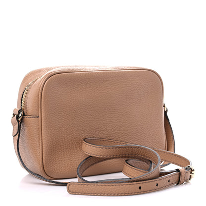 Gucci Pebbled Calfskin Small Soho Disco Bag Camelia 3 of 10