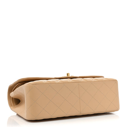 Chanel Caviar Quilted Jumbo Double Flap Beige 4 of 14