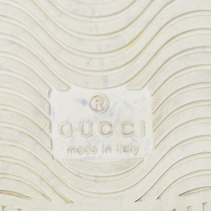 Gucci Calfskin Ayers Bee Embroidered Ace Sneakers 38.5 White Green 9 of 27