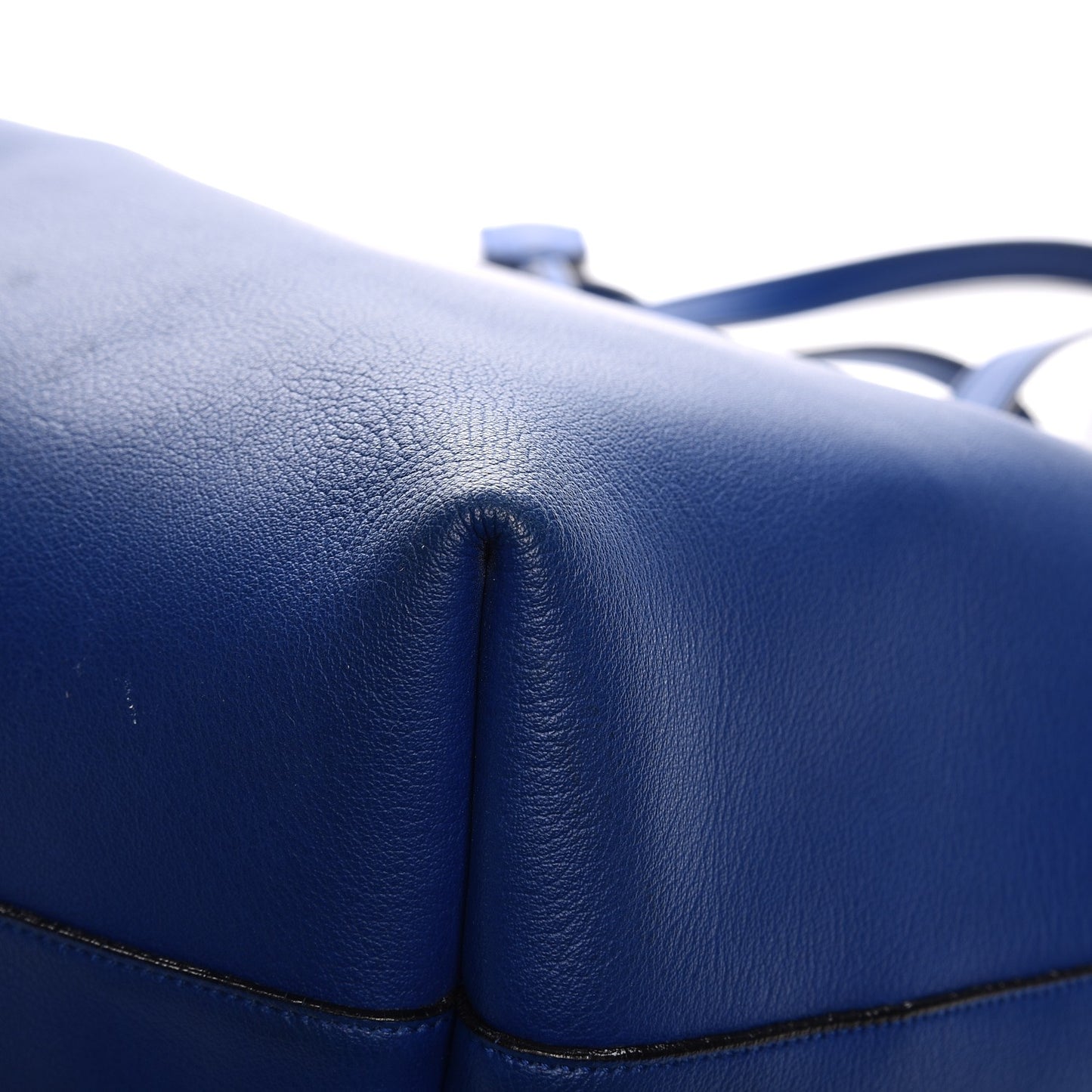 Calfskin Large Shopping Tote Ultramarine
