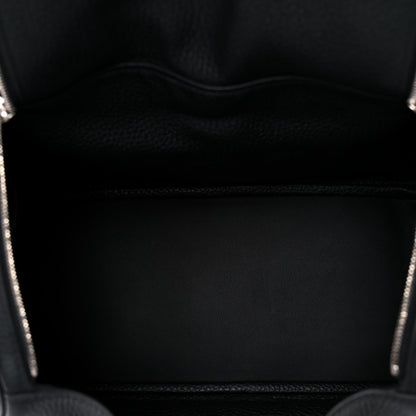 Hermes Taurillon Clemence Lindy 26 Black 4 of 9