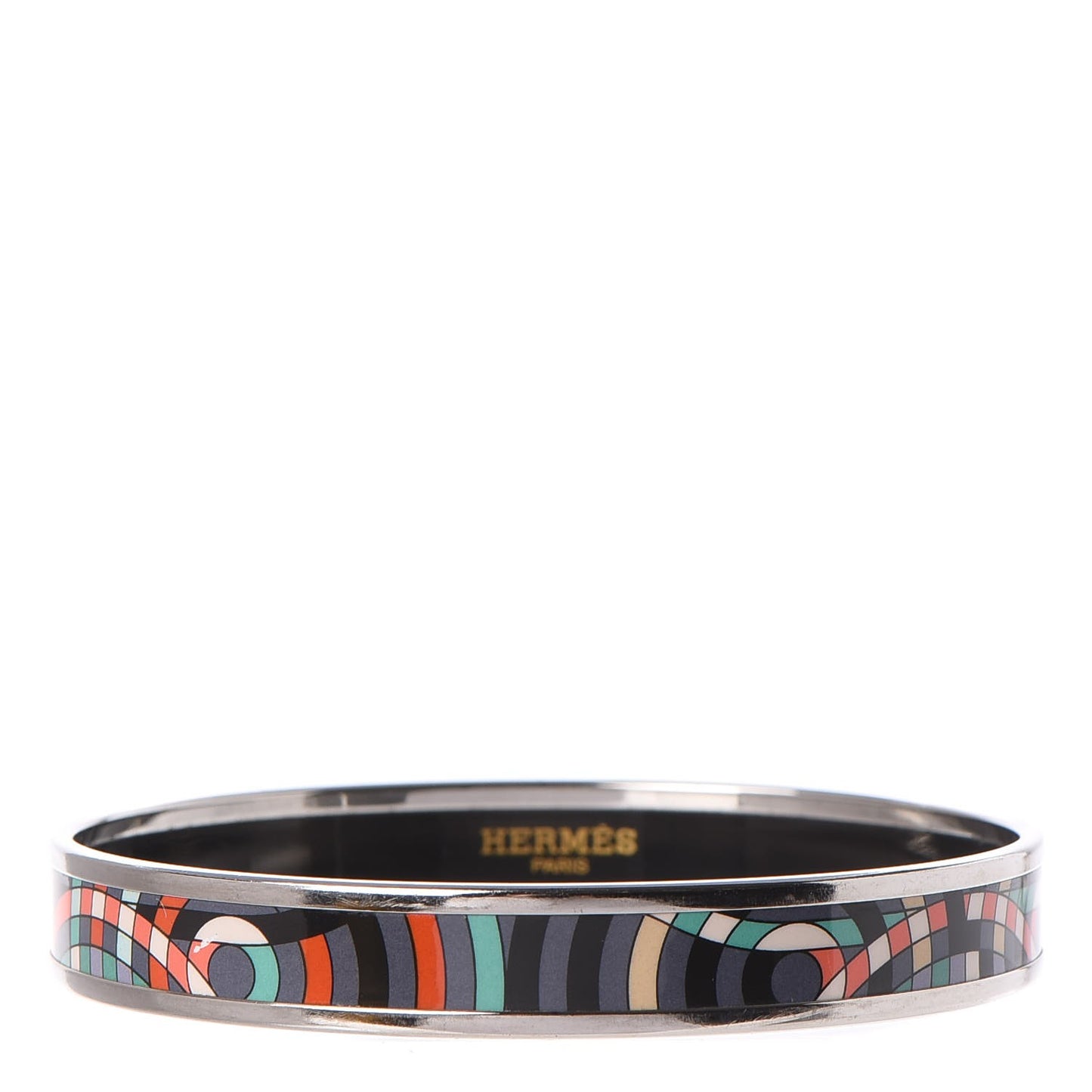 Enamel Printed Narrow Spirographie Bracelet 65