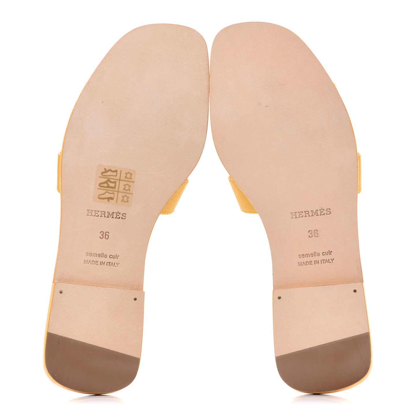Epsom Oran Sandals 36 Jaune Sable
