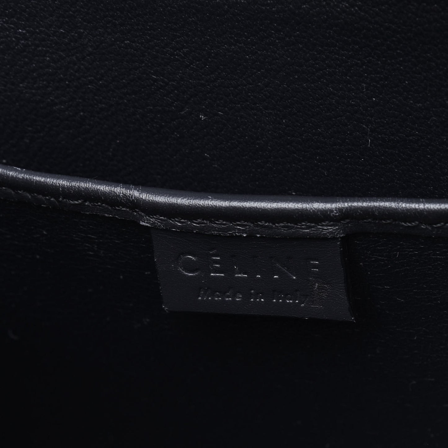 Elephant Calfskin Nano Tri-Color Luggage Bright Orange
