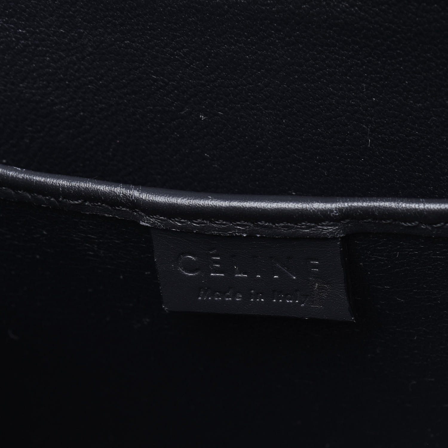 Celine Elephant Calfskin Nano Tri-Color Luggage Bright Orange 8 of 14