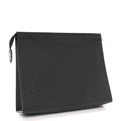 Louis Vuitton Taiga Pochette Voyage MM Black 3 of 7