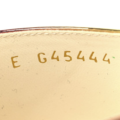 Chanel Laminated Calfskin Wedge Mules 36.5 Pink Orange Yellow 7 of 9