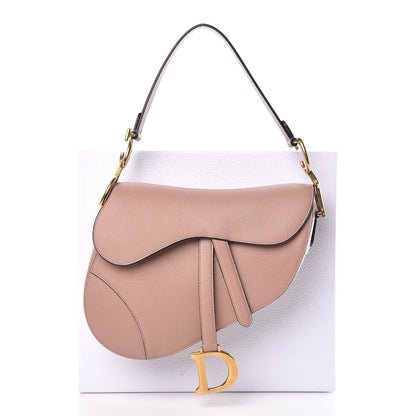 Christian Dior Grained Calfskin Saddle Bag Pink 10 of 10