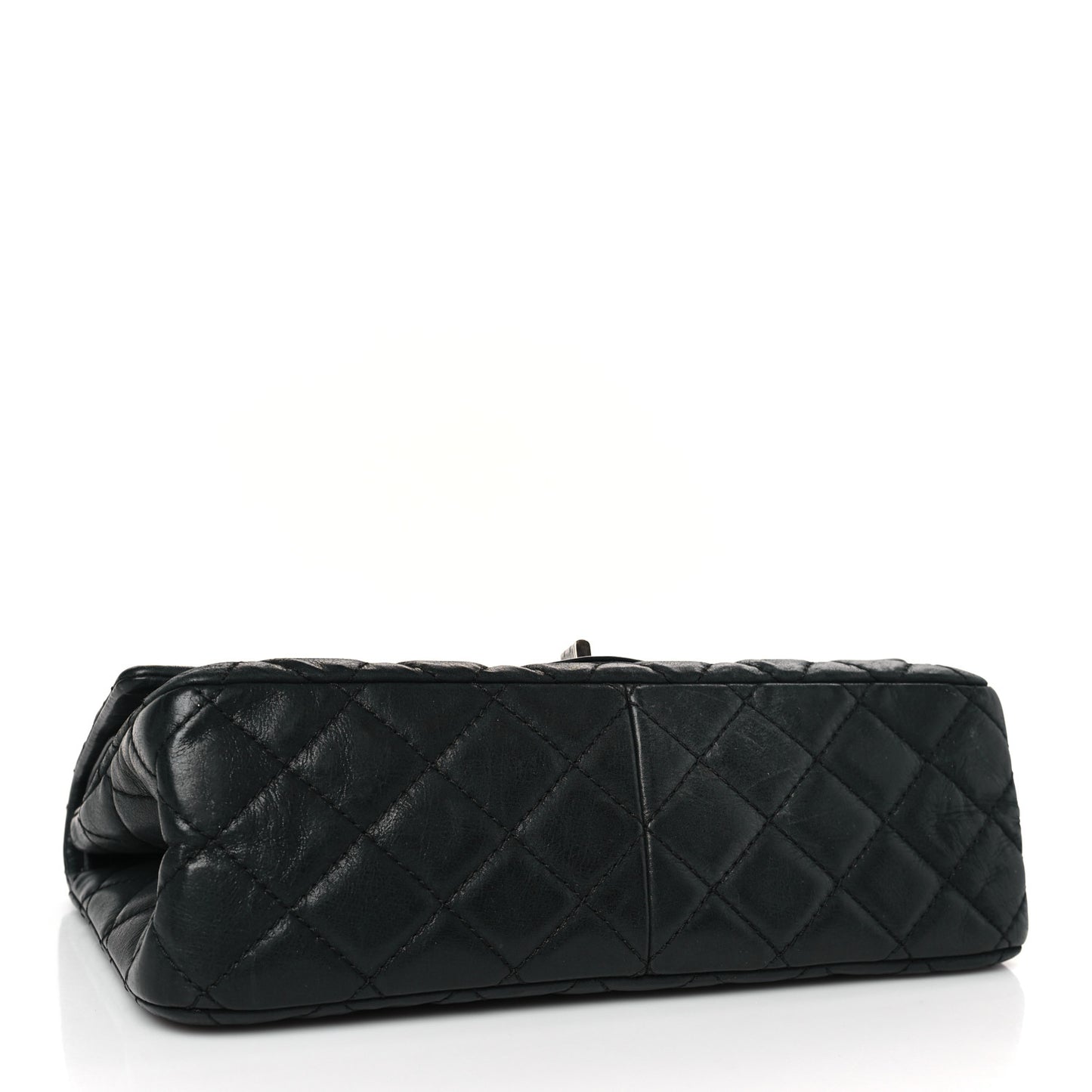 Iridescent Calfskin Quilted 2.55 Reissue 226 Flap Dark Grey