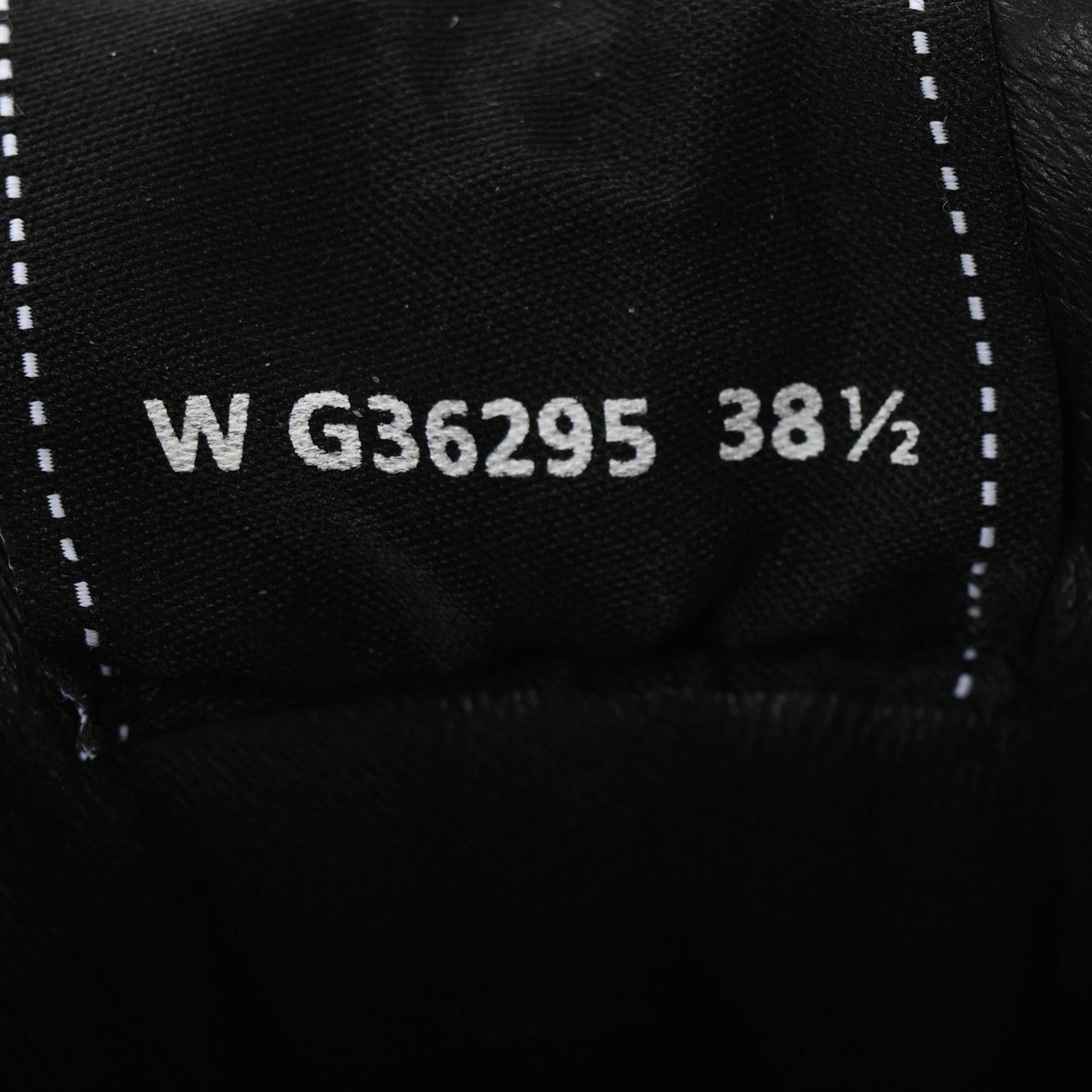 Calfskin Womens Logo Sneakers 38.5 Black