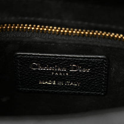 Christian Dior Grained Calfskin Cannage Small Lady Dior Black 6 of 11