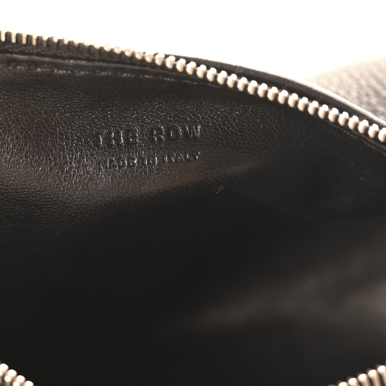 The Row Grained Calfskin 90's Bag Black 6 of 9