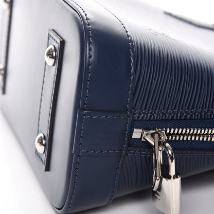 Louis Vuitton Epi Alma BB Indigo 7 of 9