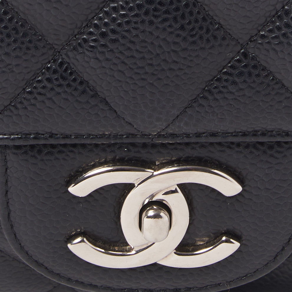 Chanel Caviar Quilted Maxi Double Flap Black 8 of 10