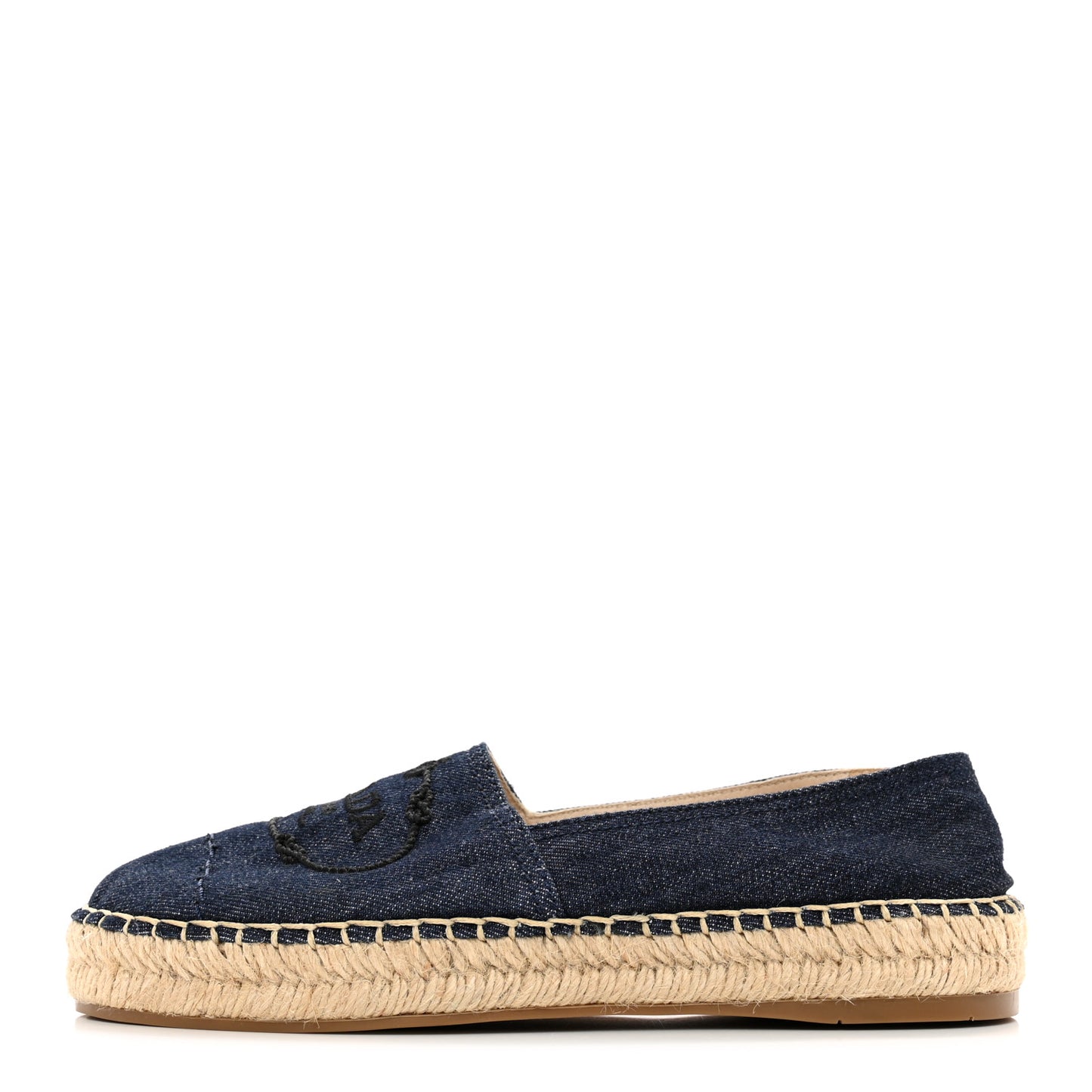 Denim Logo Espadrilles 36 Blue