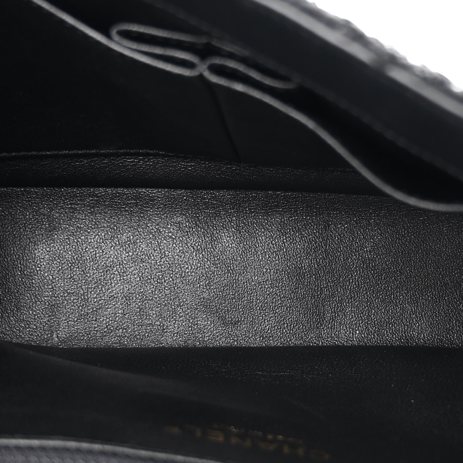 Chanel Tweed Calfskin Quilted Medium CC Filigree Flap Black 5 of 12