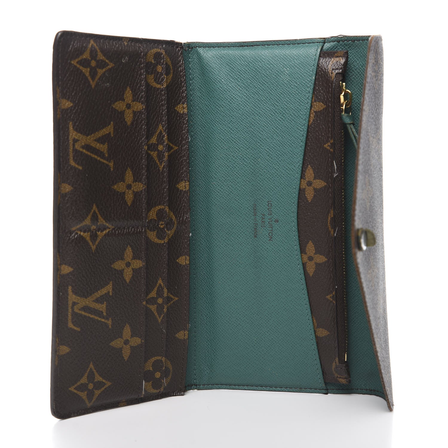 Louis Vuitton Monogram Josephine Wallet Vert 5 of 16