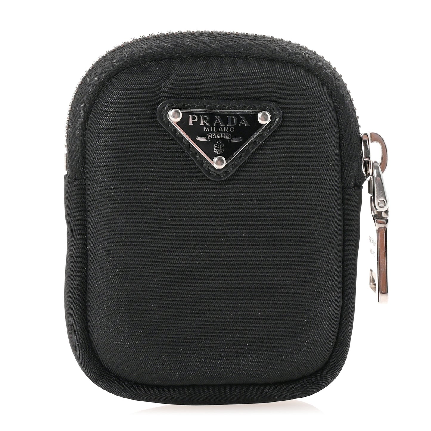 Nylon Triangle Monolith Pouch Black