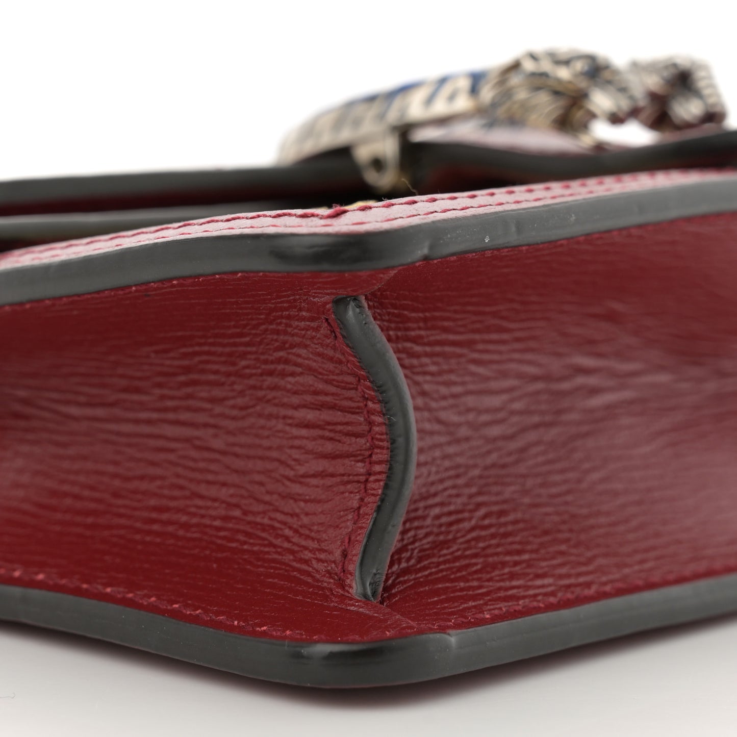 Snakeskin Azalea Calfskin Enamel Super Mini Dionysus Shoulder Bag New Rock New Cherry Red Electric Blue