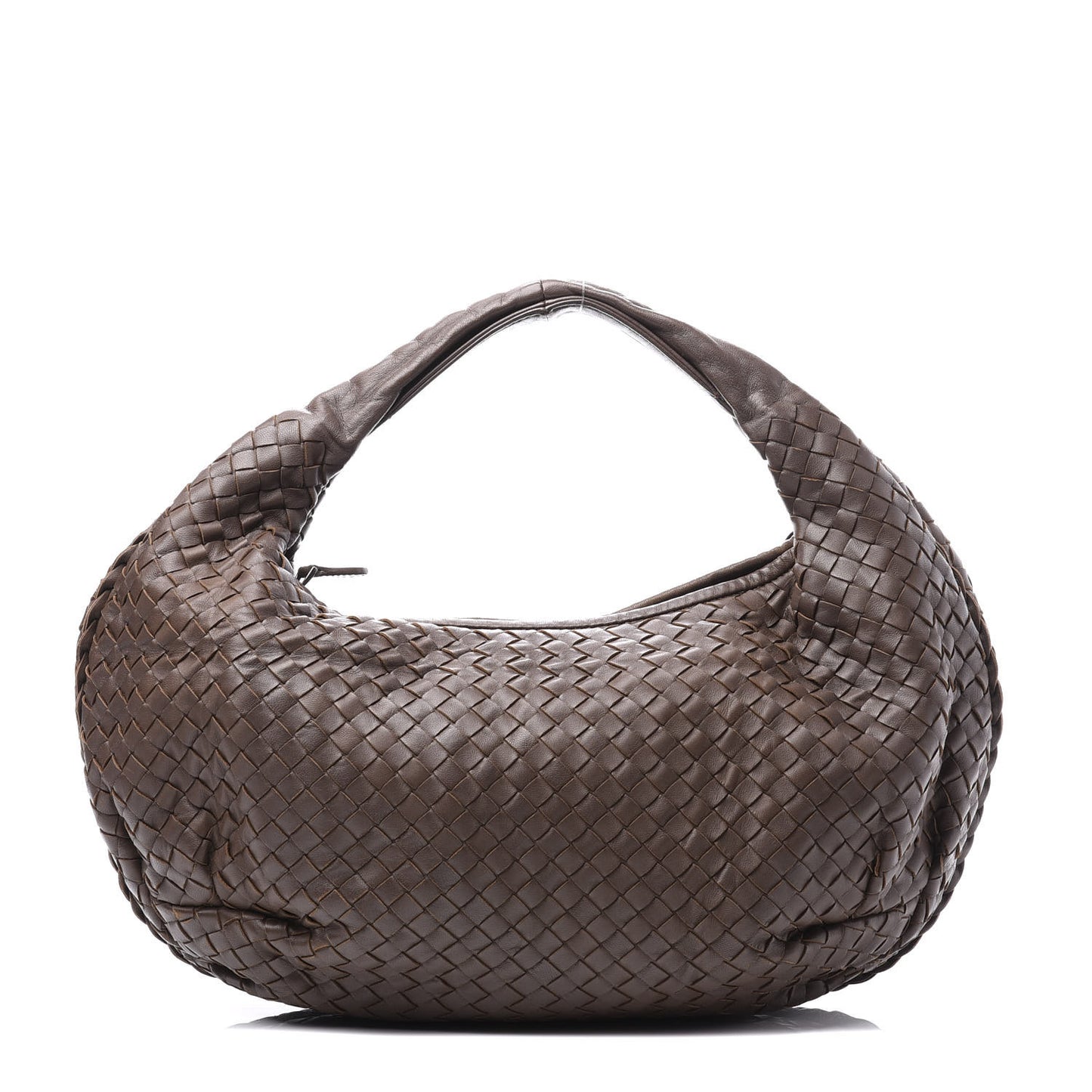 Nappa Intrecciato Medium Belly Veneta Hobo Shadow