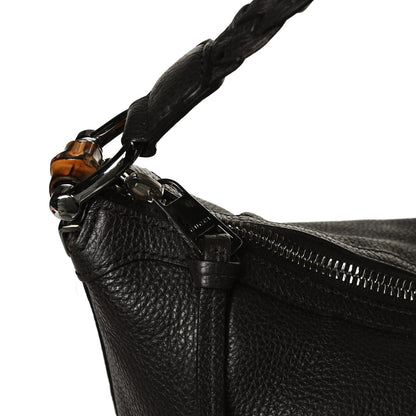 Gucci Grained Calfskin Bamboo Bar Hobo Dark Brown 28 of 37