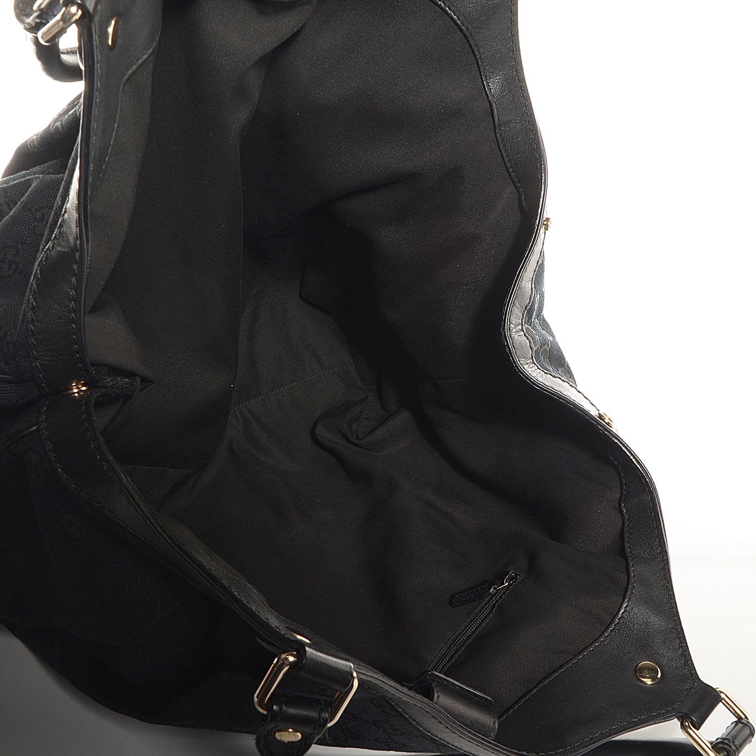 Gucci Monogram Large Sukey Tote Black 5 of 7