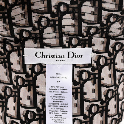 Christian Dior Oblique Reversible Teddy-D Brim Bucket Hat 57 Black 13 of 13