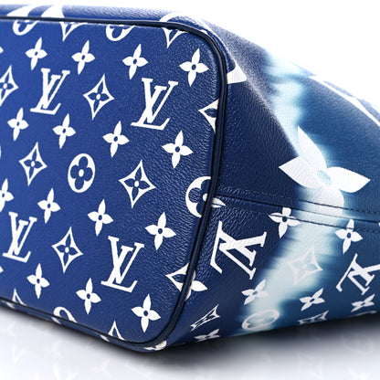 Louis Vuitton Monogram Escale Neverfull MM Blue 11 of 14