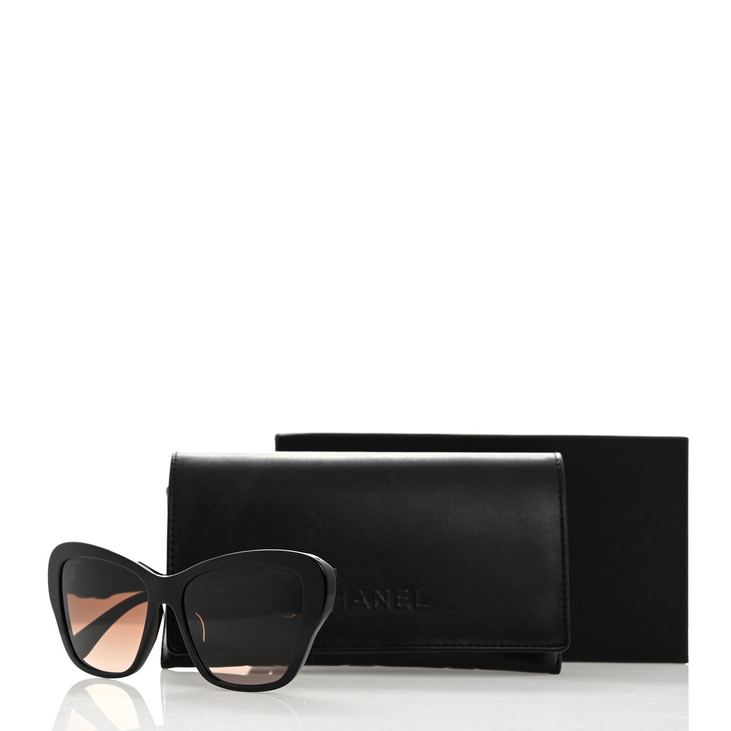 Chanel Acetate Lambskin CC Sunglasses 5457-Q-A Black 8 of 8