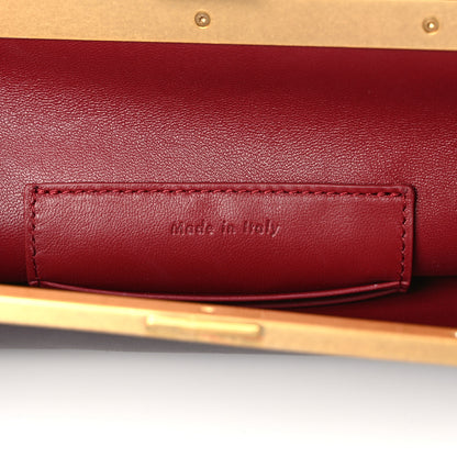 Celine Smooth Calfskin Mini Clasp Bag Bordeaux 7 of 10