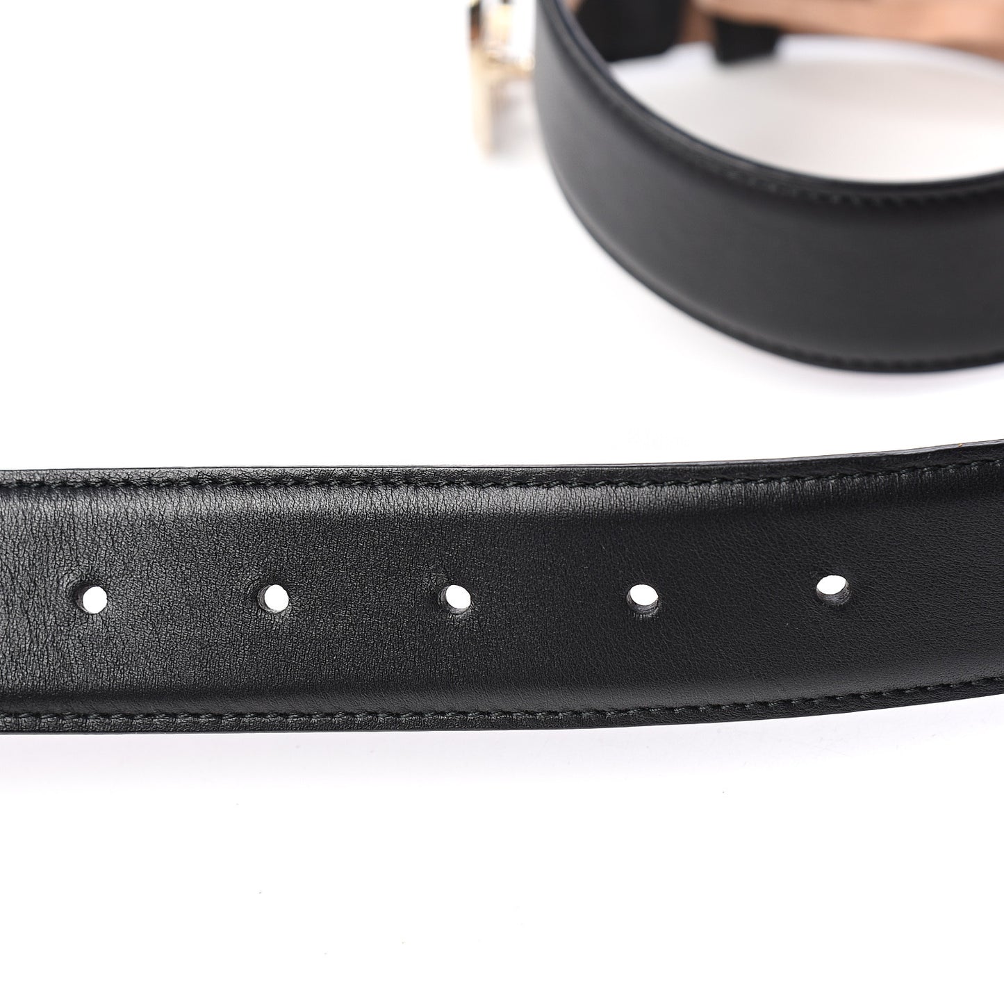 Calfskin Interlocking G 37mm Belt 85 34 Black