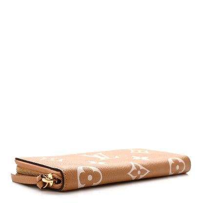 Louis Vuitton Empreinte Monogram Giant Clemence Wallet Arizona Creme 4 of 6
