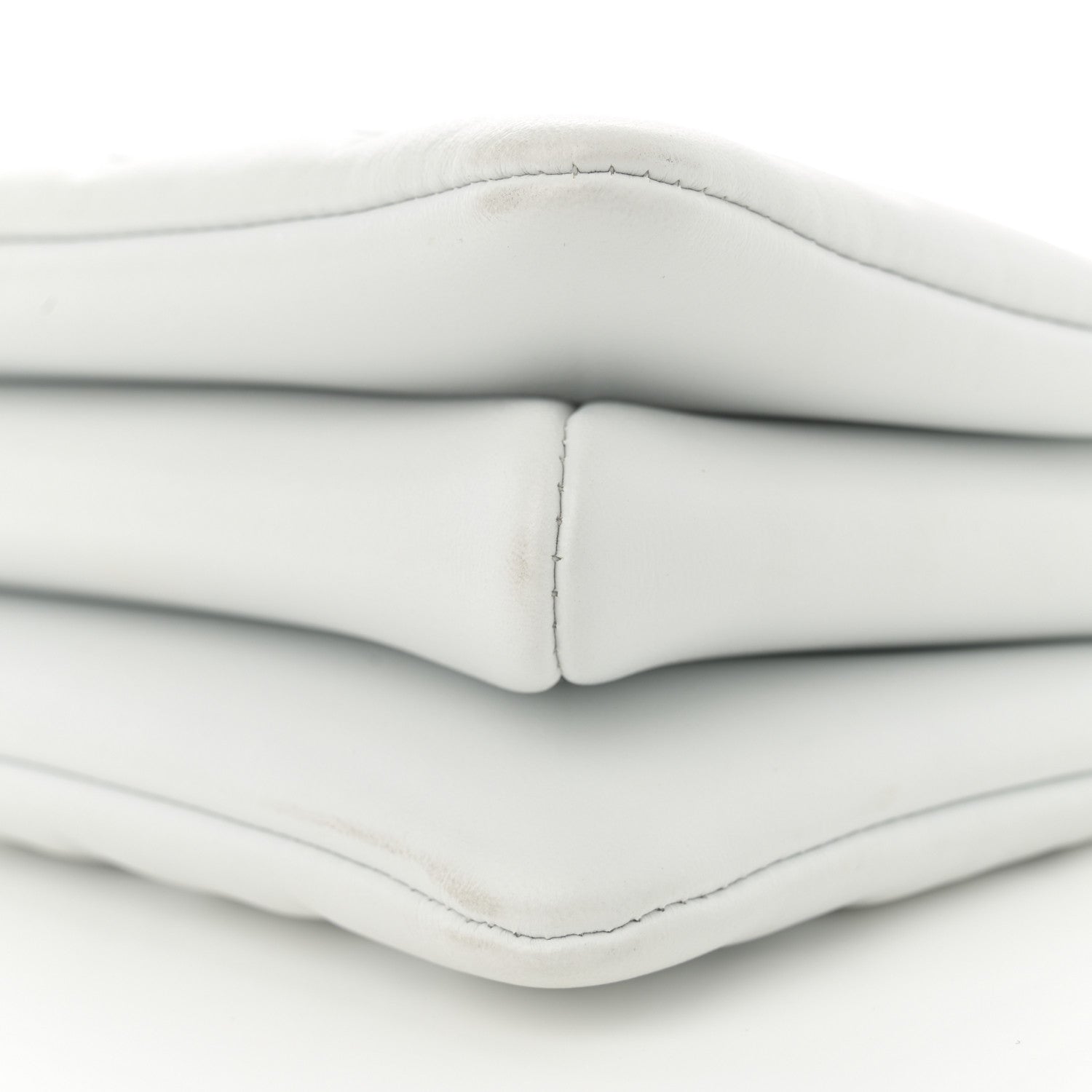 Louis Vuitton Lambskin Embossed Monogram Coussin BB White 10 of 12