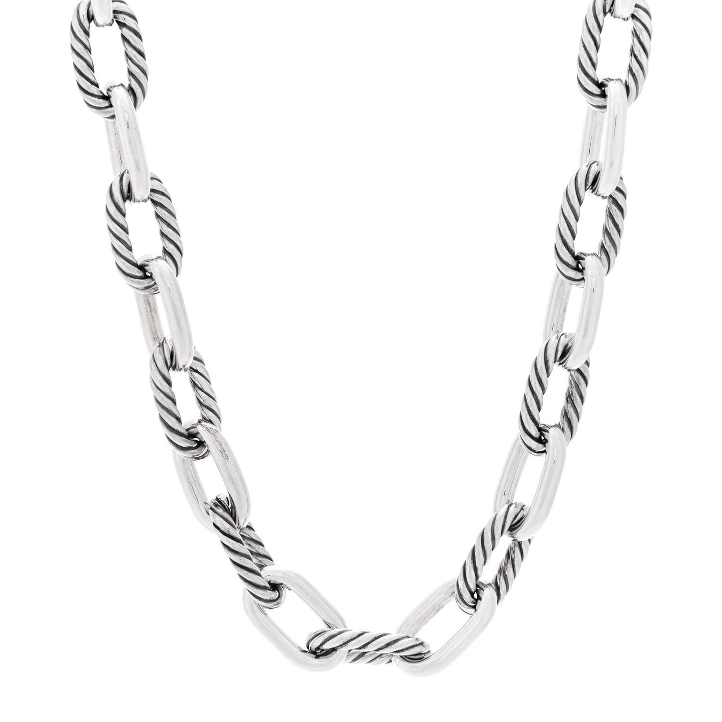Sterling Silver 14mm Madison Chain Necklace