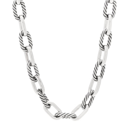 David Yurman Sterling Silver 14mm Madison Chain Necklace 1 of 5