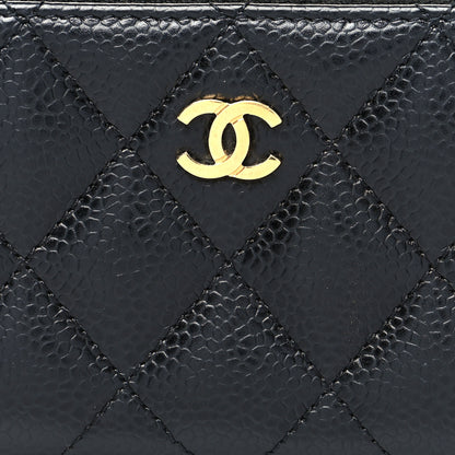 Chanel Caviar Quilted Classic Zipped Coin Purse Black 8 of 11