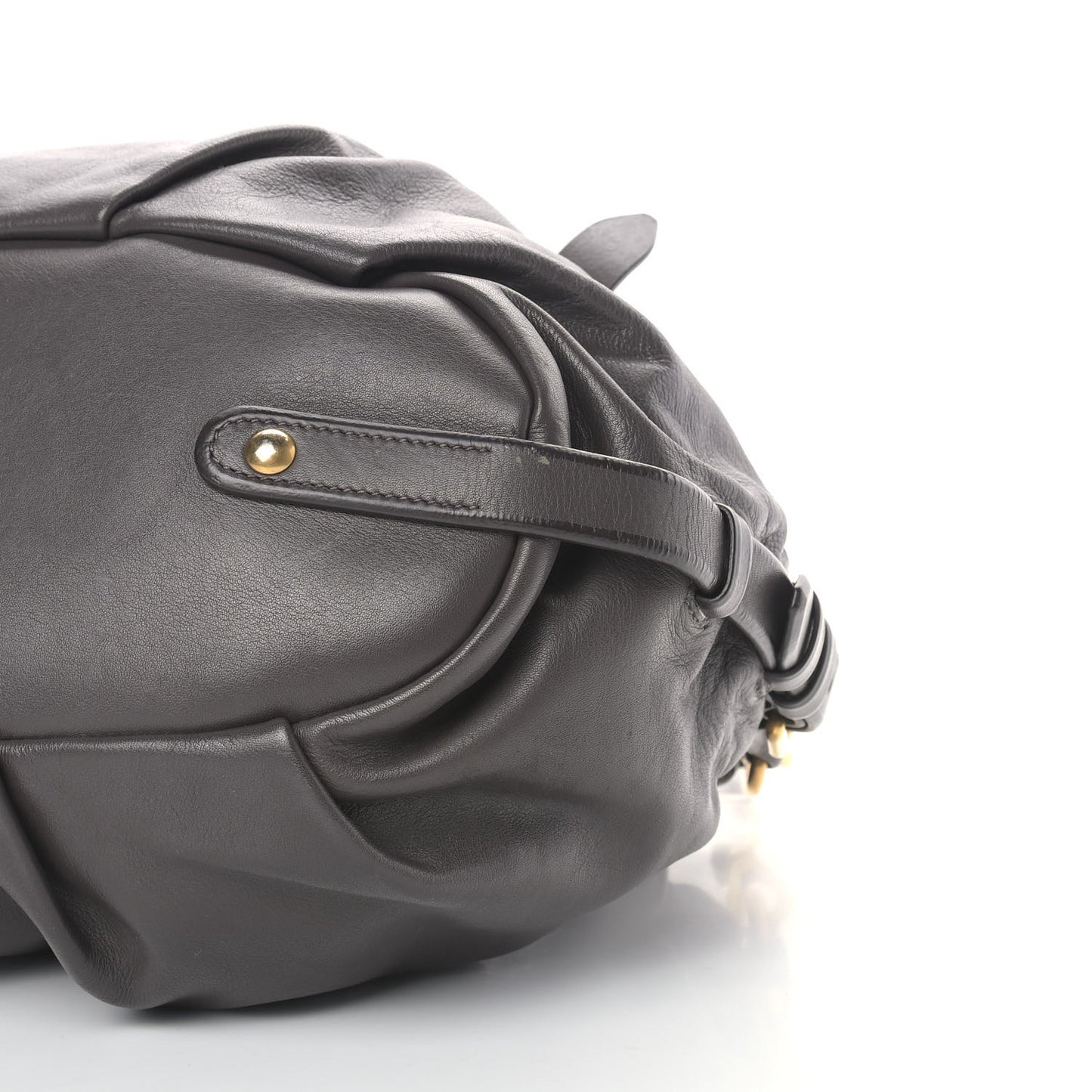 Soft Calf Shoulder Bag Cenere