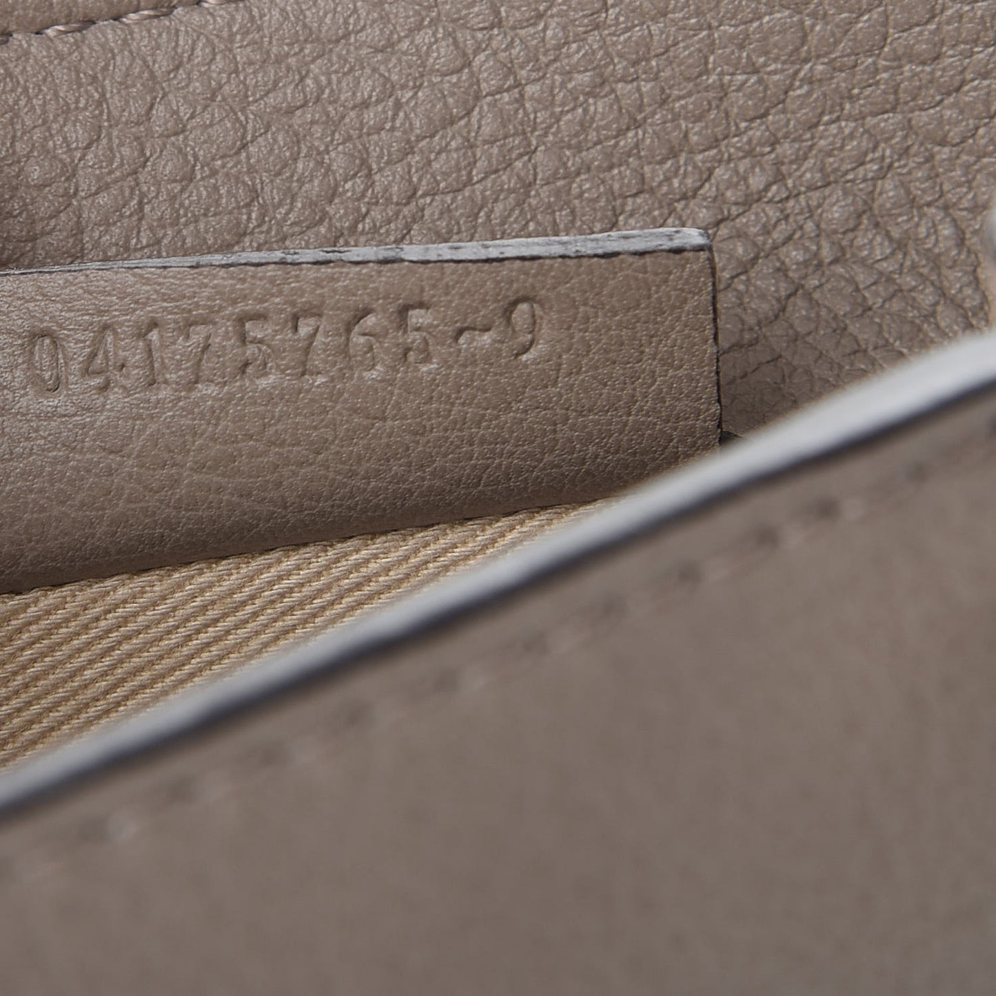 Suede Calfskin Mini Faye Backpack Motty Grey