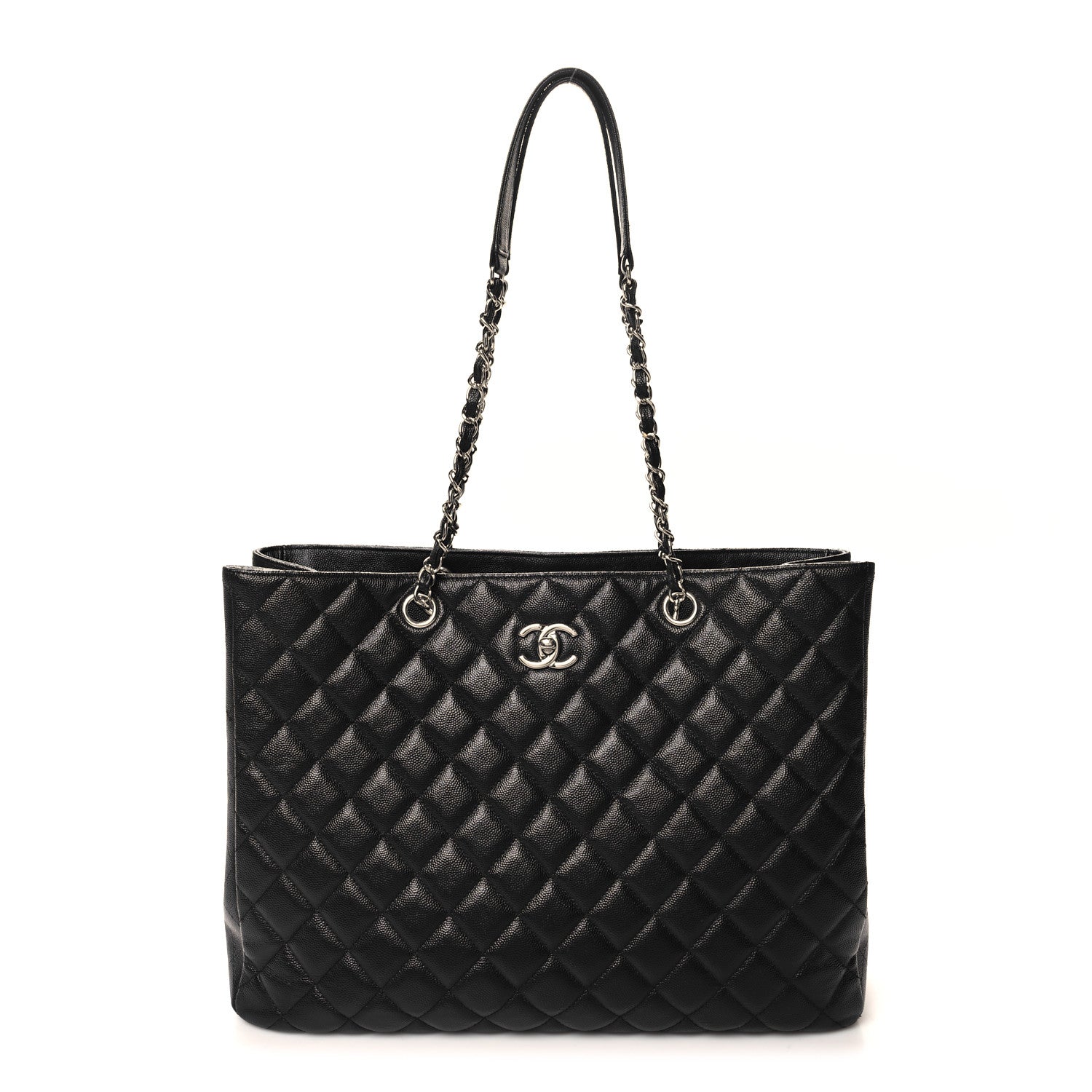 Chanel Caviar Quilted Large Shopping Tote Black 1 of 10