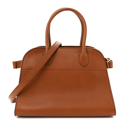 The Row Polished Saddle Calfskin Soft Margaux 10 Bag Cuir 1 of 11