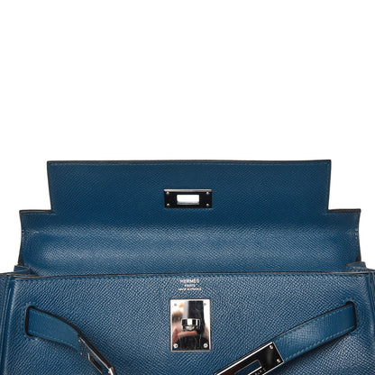 Hermes Epsom Retourne Kelly 28 Bleu Thalassa 20 of 31