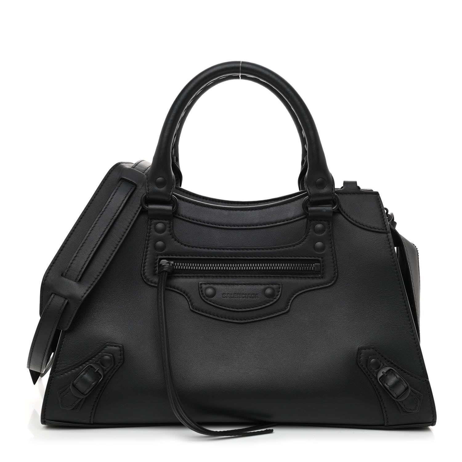 Balenciaga Smooth Calfskin Neo Classic Black Hardware S City Black 1 of 8