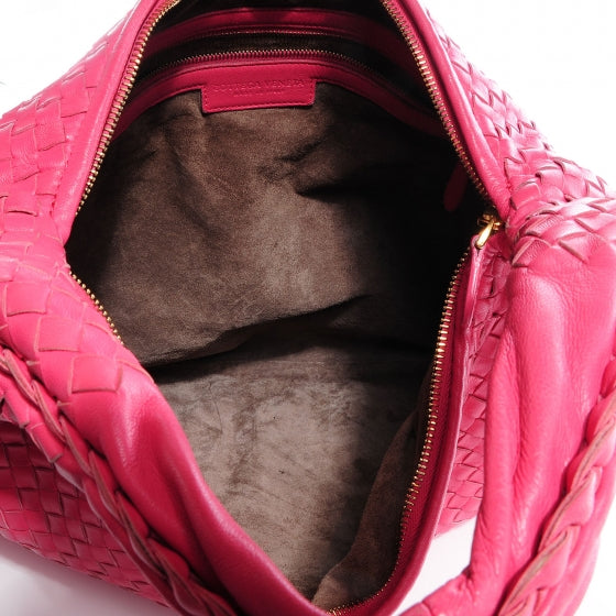 Bottega Veneta Nappa Intrecciato Large Veneta Hobo Antique Pink 5 of 8