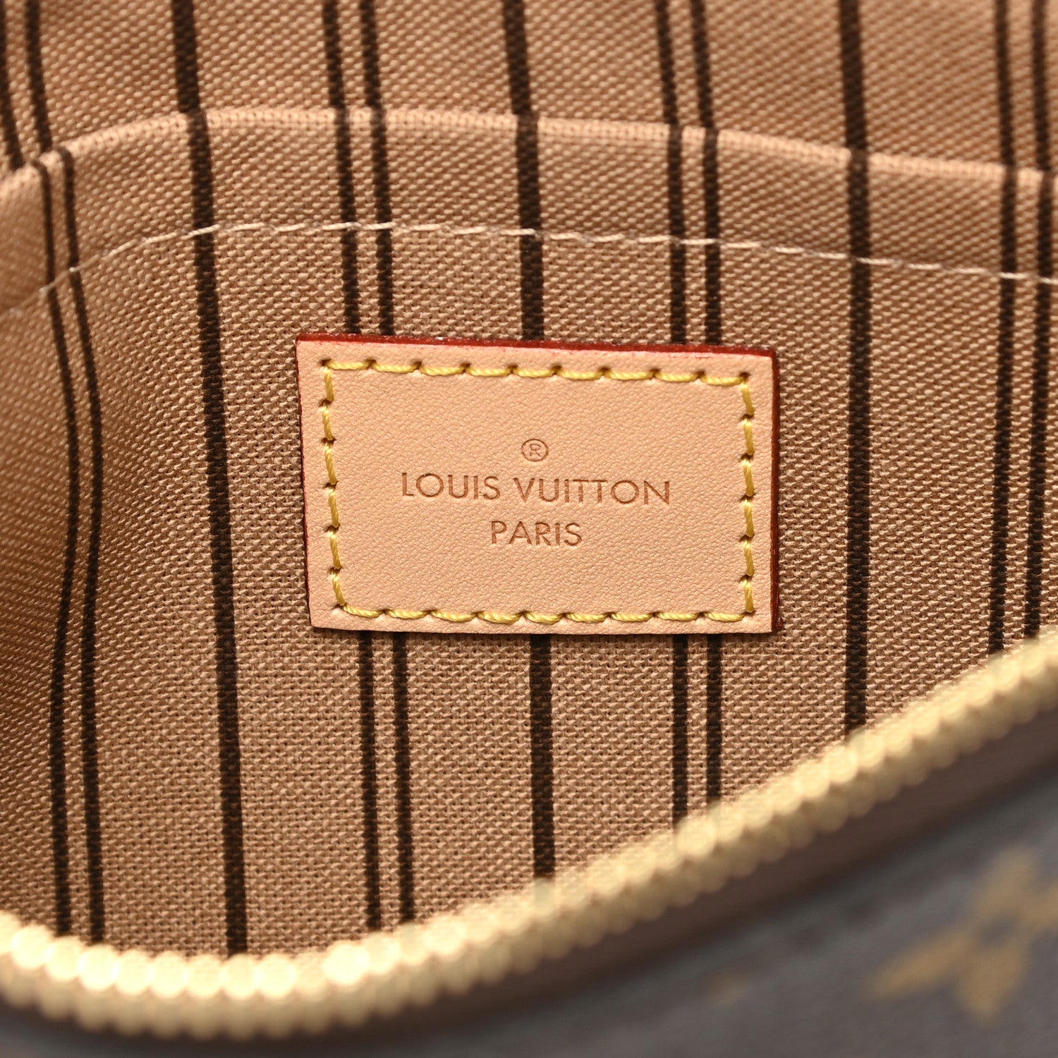 Louis Vuitton Monogram Neverfull MM GM Pochette 6 of 7